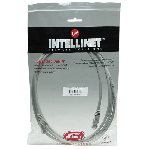 CABLE CAT5E BOOTED GRAY 50FT