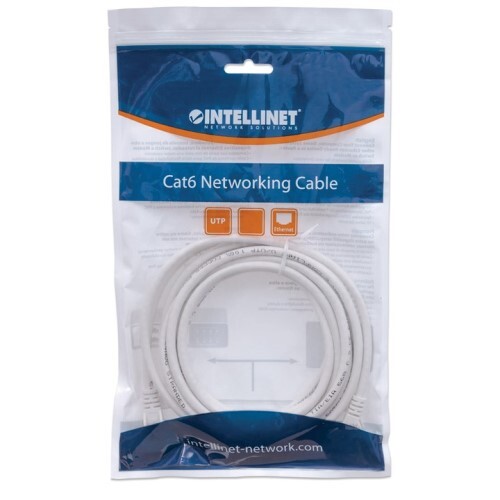 CABLE CAT6 BOOTED WHITE  100FT