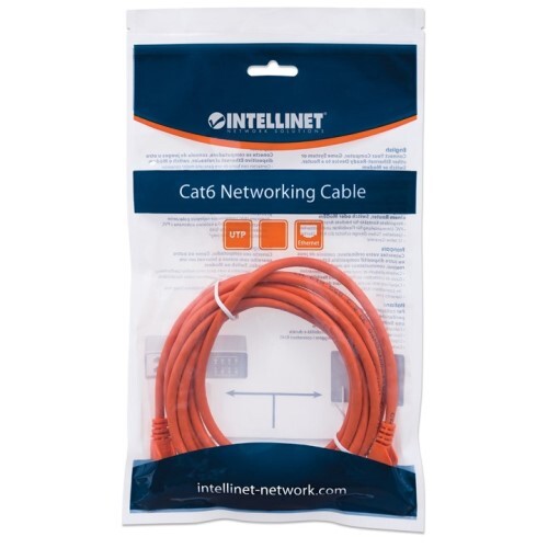 CABLE CAT6 BOOTED ORANGE 1.5FT