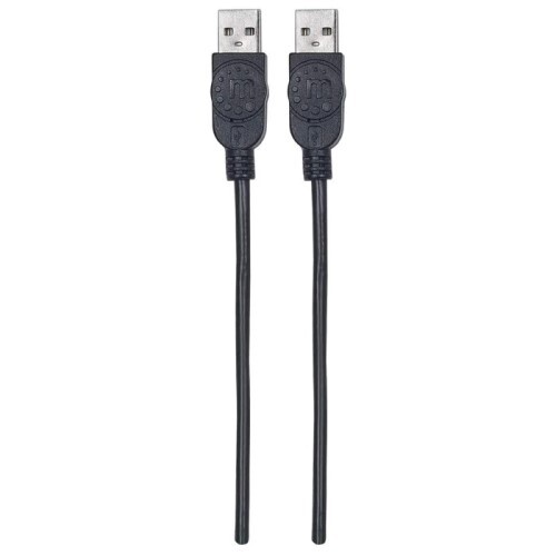 CABLE USB 2.0 TYPE-A MALE TO TYPE-A MALE 5 FT BLACK