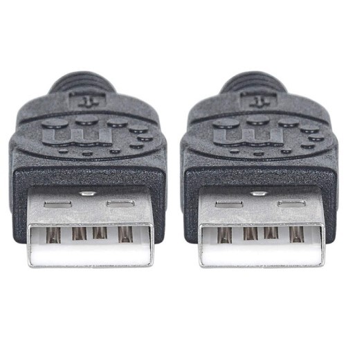 CABLE USB 2.0 TYPE-A MALE TO TYPE-A MALE  3 FT BLACK