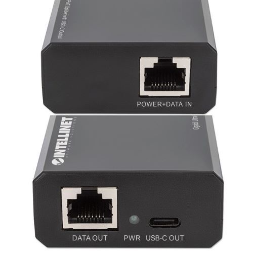 SPLITTER GIGABIT ULTRA POE+ WITH USB-C OUTPUT 45W