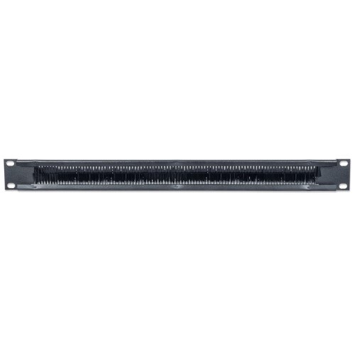 RACK PANEL 19" CABLE ENTRY WITH BRUSH INSERT 1U