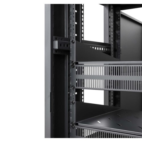RACK CABINET 12U PRO LINE WITH INTEGRATED FANS 2 RACK SHELVES / CASTERS AND FEET / TEMPERED GLASS DO