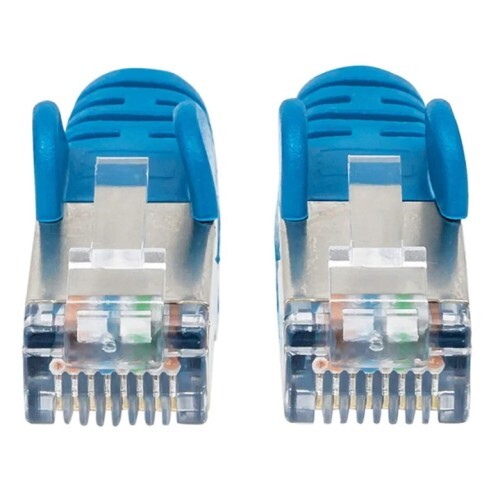 CABLE CAT6A PATCH SHEILDED 100FT BLUE