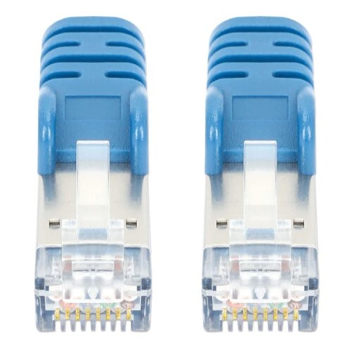 CABLE CAT8.1 PATCH SHEILDED 40G 2 GHZ 24 AWG STRANDED 10FT BLUE