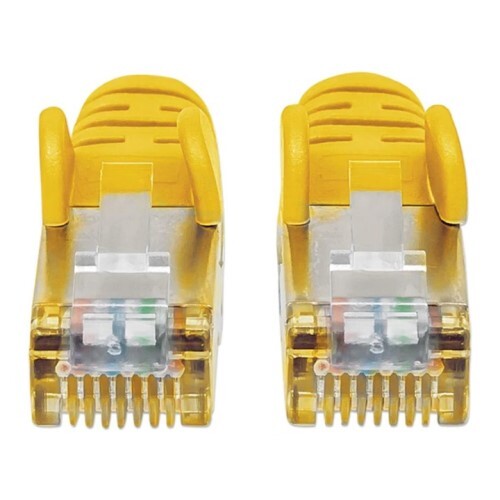 CABLE CAT6A PATCH SHEILDED 10 FT YELLOW