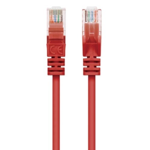 CABLE CAT6 PATCH SLIM 1.5 FT RED
