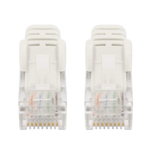 CABLE CAT6 SLIM PATCH 1.0 FT WHITE