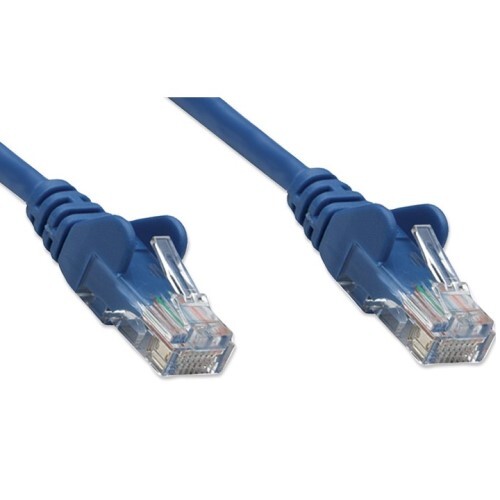 CABLE CAT5E BOOTED BLUE 2FT