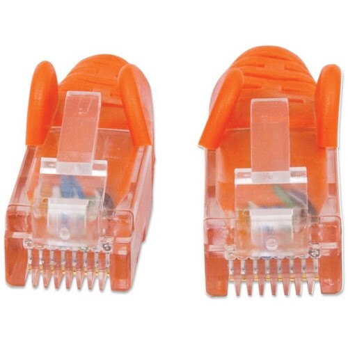 CABLE CAT5E BOOTED ORANGE 5FT