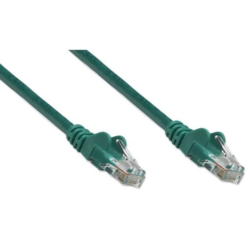 CABLE CAT6 BOOTED GREEN 1.5FT