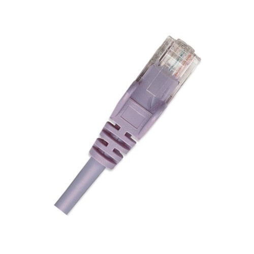 CABLE CAT6 BOOTED PURPLE 2FT