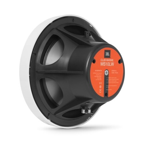 SPEAKERS MARINE 10" 2-WAY MULTI ELEMENT W/ RGB LIGHTING- WHITE