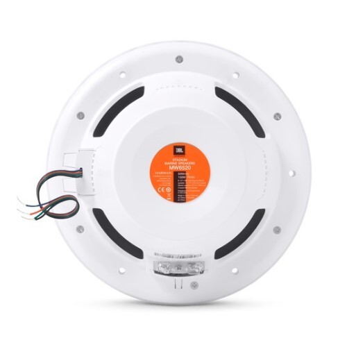 SPEAKERS MARINE 6.5" 2-WAY PREMIUM W/ RGB LIGHTING- WHITE