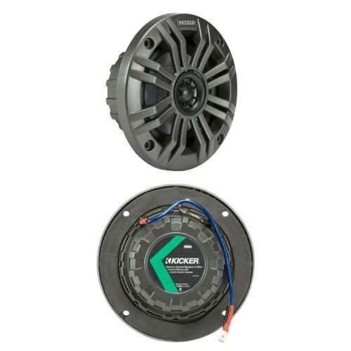 SPEAKERS COAXIAL MARINE 4-INCH CHARCOAL AND WHITE