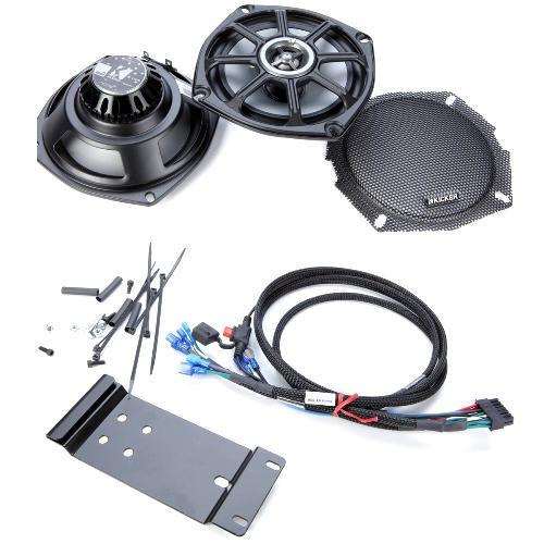 HARLEY DAVIDSON 1996 - 2013 5.25 REAR SPEAKER/AMPLIFIER UPGRADE KIT