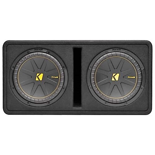 ENCLOSURE DUAL COMPC 12-INCH (30CM) SUBS IN VENTED ENCLOSURE, 2-OHM, 600W