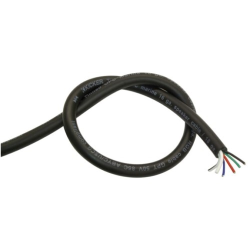 WIRE MARINE 18GA RGBW WIRE BUNDLE, BLACK JACKET, 150FT