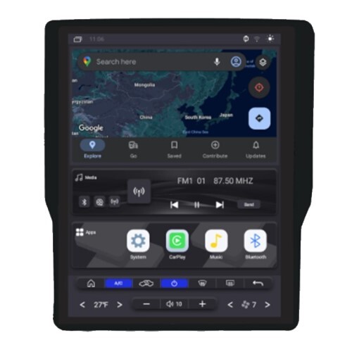 RADIO TABLET LITE VER II SERIES T-STYLE OLD DODGE RAM 12.1" 12M SP 2014-18 OLD DODGE RAM 13.0 WIRELE