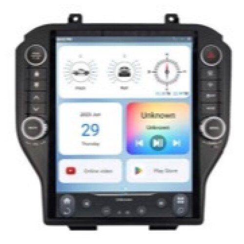 RADIO/TABLET GEN V T-STYLE FORD MUSTANG 12.1" 2015-2023 FORD MUSTANG ANDROID 11.0 W/HDMI OUT
