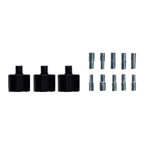 ANTENNA SHORT REPLACMENT RUBBER MAST W/ADAPTERS