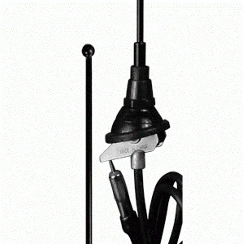 ANTENNA TOP MOUNT 1" 1-SECTION BLACK