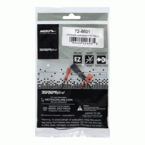 SPEAKER HARNESS FITS SELECT 2012-2023 TESLA MODELS