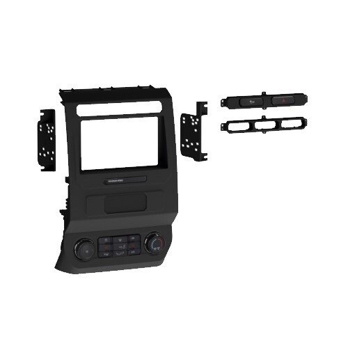 INSTALLATION KIT FORD F-SERIES TRUCKS 2015-2022 (WITH SINGLE ZONE CLIMATE CONTROLS)