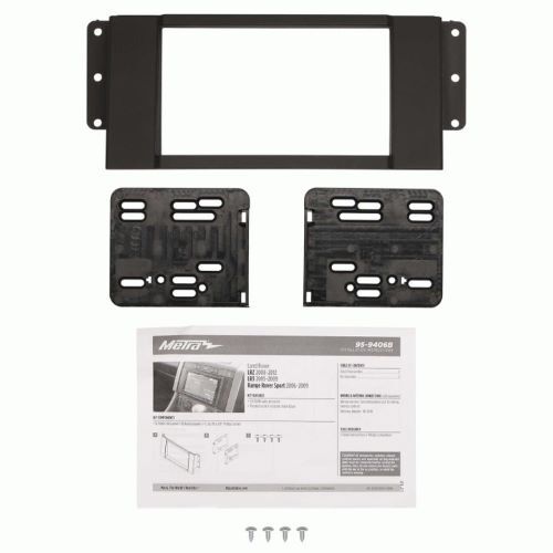 KIT DASH LAND ROVER LR2 / LR3 / RANGE ROVER SPORT 2005-2012 DOUBLE-DIN MATTE BLACK