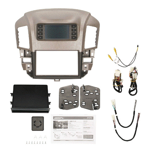 KIT DASH LEXUS RX300 (US MODEL ONLY) 1999-2003 TURBO TOUCH ISO SINGLE OR DOUBLE-DIN TAN