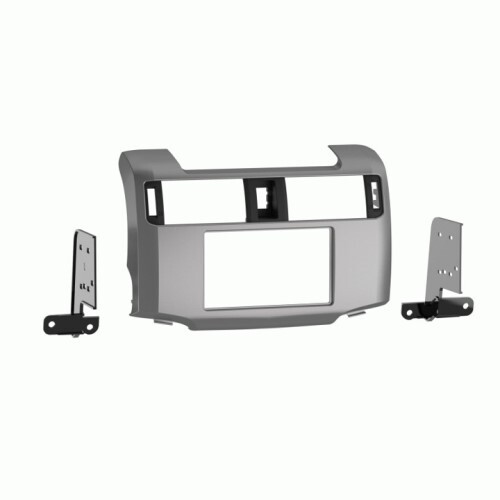 KIT DASH TOYOTA 4RUNNER 2010-UP SINGLE OR DOUBLE-DIN SILVER