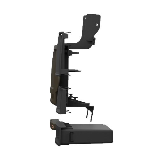 INSTALLATION KIT HIGHLANDER 08-12 DIN/DDIN WITH NAV BROWN