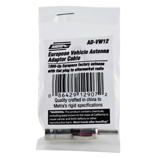 ANTENNA ADAPTER AFTRMARKET RADIO TO VW ANTENNA