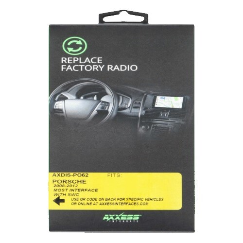 PORSCHE 2009-2012 MOST25 RADIO REPLACEMENT INTFC W/SWC