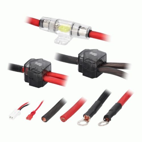 KIT AMPLIFIER HARLEY-DAVIDSON® 4GA DUAL AMPLIFIER KIT 1998-UP