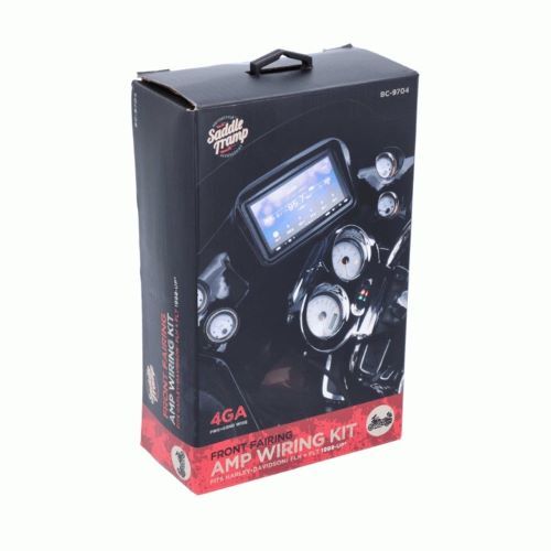 KIT AMPLIFIER HARLEY-DAVIDSON® 4GA DUAL AMPLIFIER KIT 1998-UP