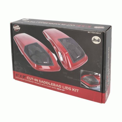 COVER CUT-IN SADDLEBAG LIDS, TOURING MODELS 2014-UP WITH HARD BAGS