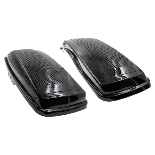 COVER SADDLEBAG LID DUAL 6X9 INCH SPEAKER ADAPTER - HARLEY-DAVIDSON 2014-UP