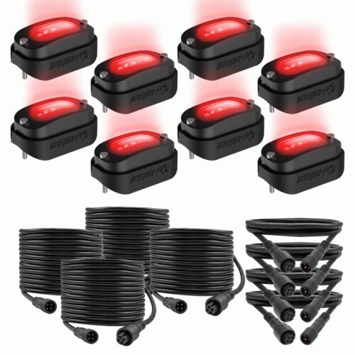 LIGHT KIT CHASING WIDE ANGLE ROCK  8 PACK 3.6 WATT