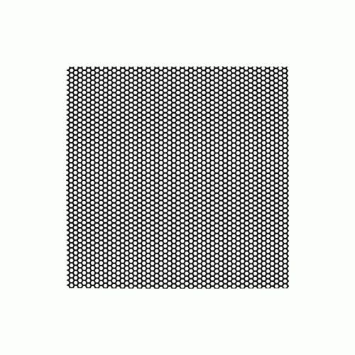 GRILLE METAL MESH MATERIAL HONEYCOMB HEX PATTERN 18" X 18" SQUARE