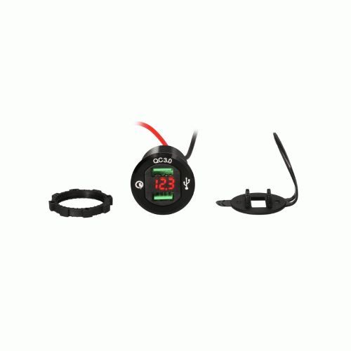 USB DUAL LED VOLTAGE DISPLAY UNIVERSAL