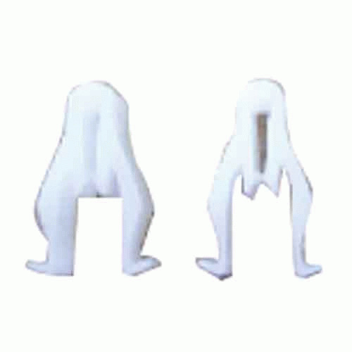 PANEL CLIP WHITE NYLON - 50PK