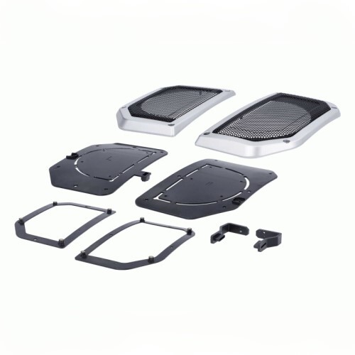 GRILLE LOWER DASH SPEAKER GRILLE CUT-INS - FITS SELECT JEEP WRANGLER JL AND GLADIATOR JT 2024-UP