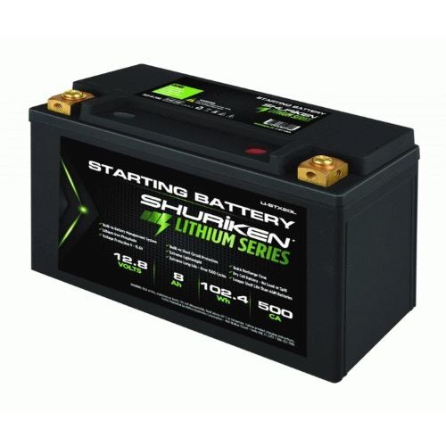 BATTERY 500CA / 20 AMP HOURS LITHIUM-ION STARTING BATTERY