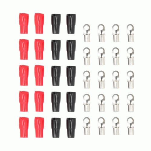 RING TERMINAL RAPTOR 1/0 AWG 3/8 INCH GOLD RING TERMINAL - 20 PK