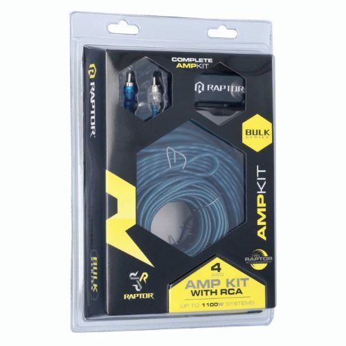 KIT RAPTOR AMPLIFIER 4 GAUGE AMP KIT - BULK SERIES R2