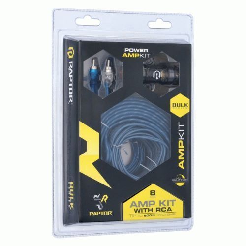 KIT RAPTOR AMPLIFIER 8 GAUGE AMP KIT - BULK SERIES R2