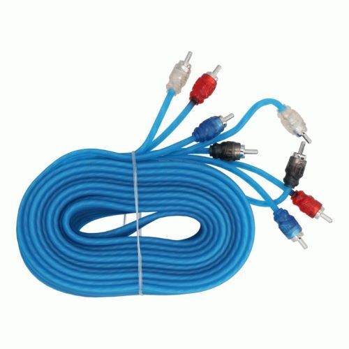 CABLES R2 RAPTOR RCA 4-CHANNEL R2 AUDIO CABLE - BULK SERIES 17 ft