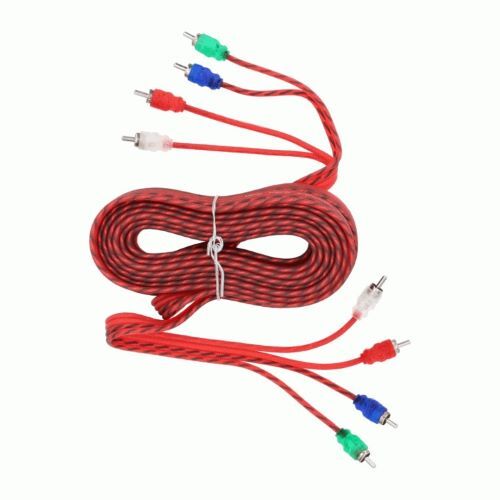 CABLE RAPTOR RCA 4-CHANNEL AUDIO CABLE - VICE SERIES 17 ft